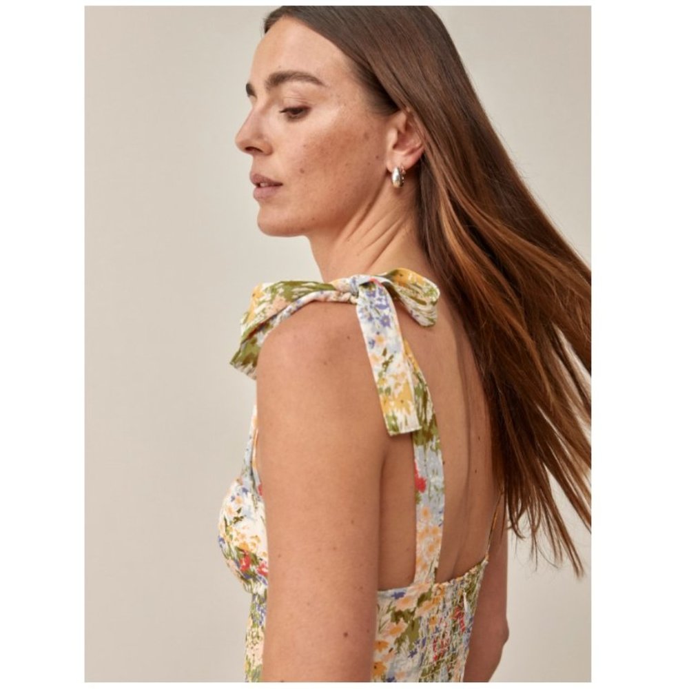 Reformation Nadira Dress in Countryside - Picture 3 of 16